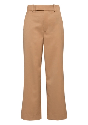 FRAME Easy Slim Crop trousers - Brown