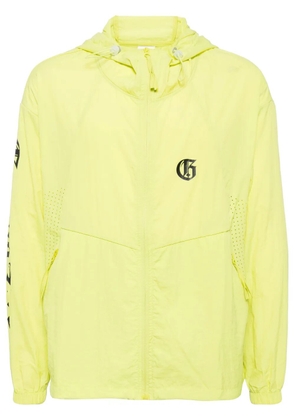 Ground Zero logo-print lightweight jacket - Yellow