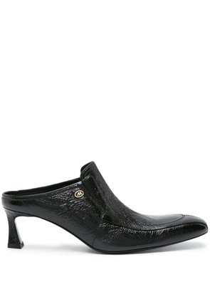Martine Rose Snout 65mm leather mules - Blue