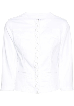LIU JO Kate denim jacket - White