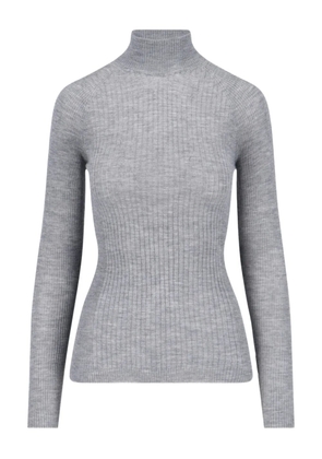 SA SU PHI ribbed turtleneck sweater - Grey