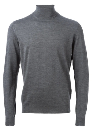 Drumohr fine-knit roll neck sweater - Grey