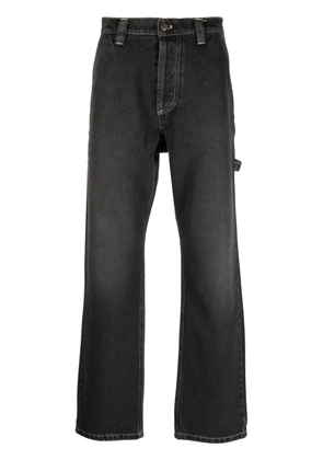 Winnie NY logo-patch regular jeans - Black