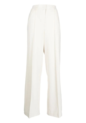 Goen.J twill straight-leg trousers - White