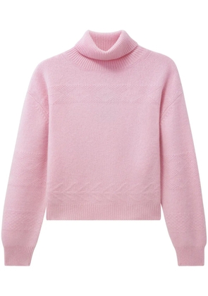Pringle of Scotland turtleneck cashmere sweater - Pink