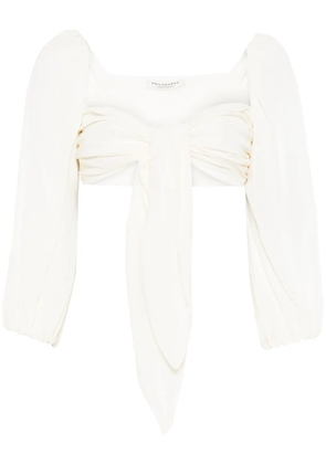 Philosophy Di Lorenzo Serafini draped-detail top - Neutrals
