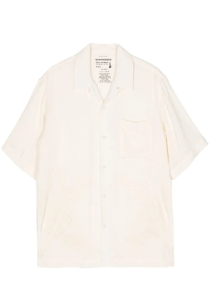 Maharishi camp-collar short-sleeve shirt - Neutrals