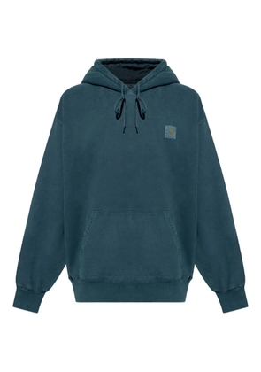 Carhartt WIP logo-patch hoodie - Blue