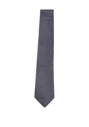 Canali patterned tie - Blue