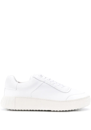 Primury low-top leather sneakers - White