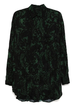 Transit crease effect shirt - Black