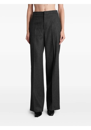Tagliatore herringbone trousers - Grey