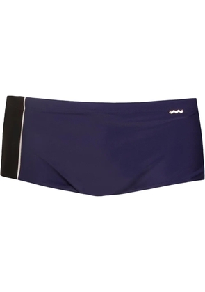 Amir Slama panelled swimming trunks - Blue
