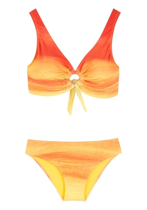 Amir Slama gradient-effect bikini - Yellow