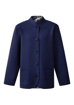 Shanghai Tang jacquard reversible jacket - Blue