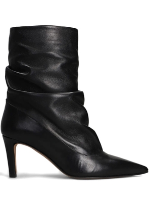 The Seller slouch-leg pointed-toe boots - Black