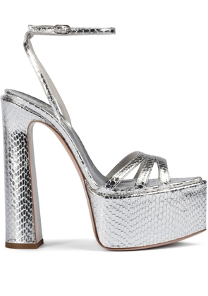 Le Silla 170mm Nina sandals - Silver