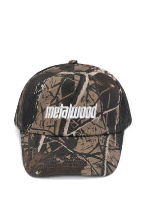 Metalwood Studio logo baseball cap - Brown