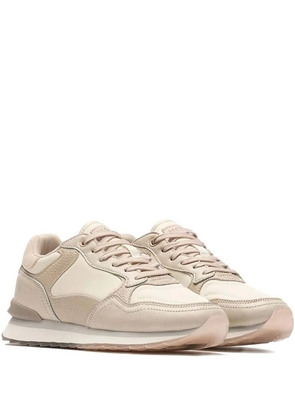 Hoff City Beaufort leather panelled trainers - Neutrals