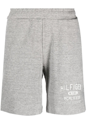 Tommy Hilfiger logo-print track shorts - Grey