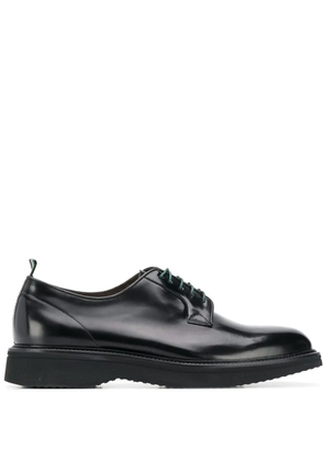 Green George classic derby shoes - Black