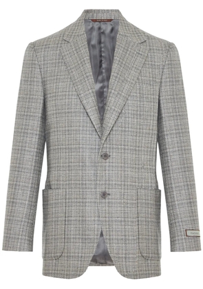 Canali checked blazer - Grey