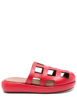 Nicole Saldaña Sammy mules - Red