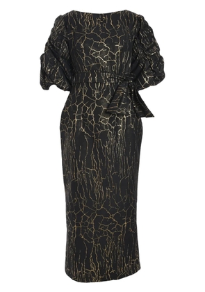 Baruni Sedum midi dress - Black