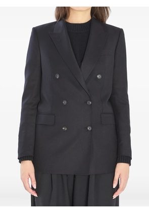 Tagliatore Jasmine peak-lapels double-breasted peacoat - Black