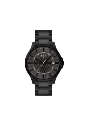Armani Exchange round-face 44mm - Black