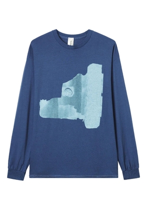 WESTFALL long-sleeve graphic T-shirt - Blue