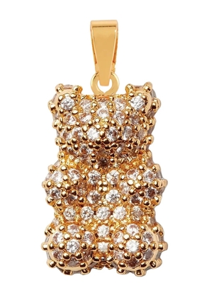 Crystal Haze Nostalgia Bear pendant - Gold