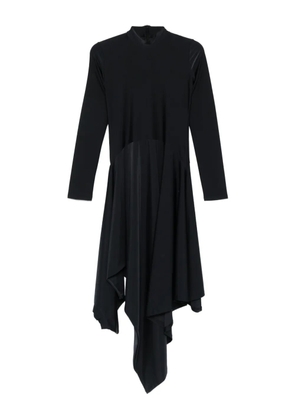 ALAINPAUL draped asymmetric dress - Black