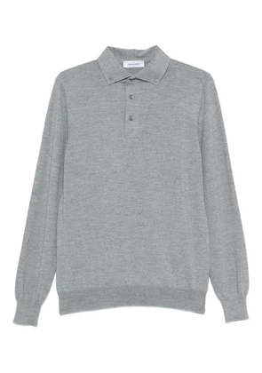 Gran Sasso buttoned long-sleeve polo shirt - Grey
