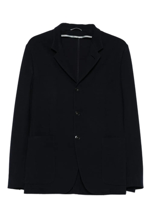 Canali three-button patch-pocket blazer - Blue