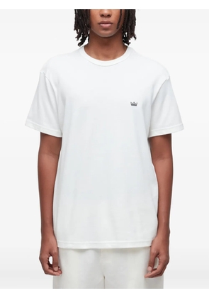 Osklen crown-embellished cotton T-shirt - White
