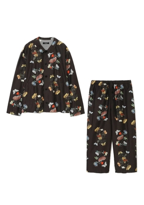 Undercover butterfly-print pyjamas - Black