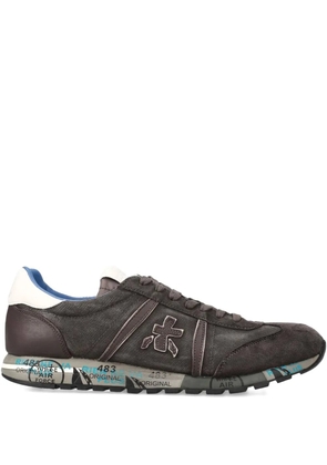 Premiata Lucy 7768 paneled-suede sneakers - Brown