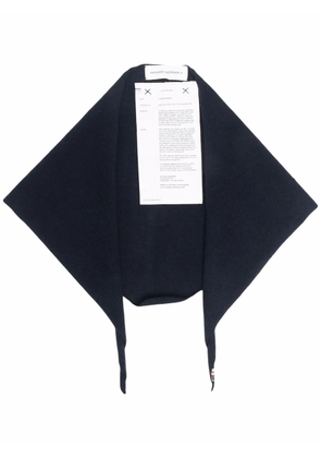 extreme cashmere navy bandana scarf - Blue
