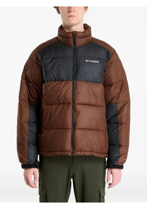 Columbia embroidered-logo padded jacket - Brown