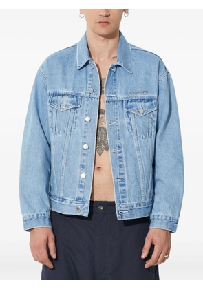 A BATHING APE® star-detail denim jacket - Blue