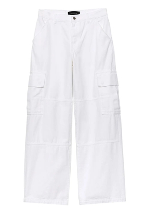 Purple Brand wide-leg cargo trousers - White