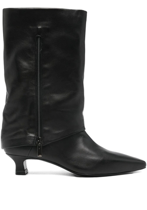 The Seller leather boots - Black