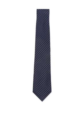 Canali patterned tie - Blue