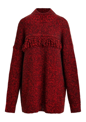 Essentiel Antwerp Inna fringe sweater - Red