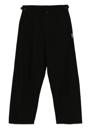 izzue cotton trousers - Black