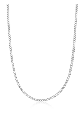 Nialaya Jewelry Cuban-link chain necklace - Silver