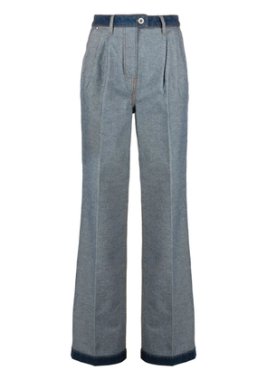 Sonia Rykiel high-rise upside-down straight-leg jeans - Blue