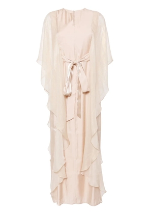 Baruni Nayeli draped kaftan dress - Neutrals
