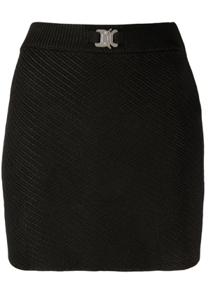 1017 ALYX 9SM buckle-detail knit miniskirt - Black